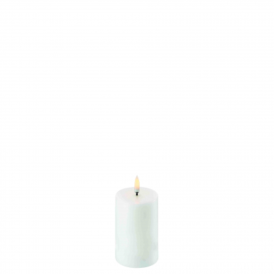 Uyuni Led Pillar Candle Nordic White 5 x  7,5 cm